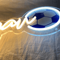 Personnalisez le prénom et le sport de votre choix en néon LED.
