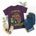 Kids T‑Shirt – «Attention: Je suis en ligne. Cinglé? Appelez!»